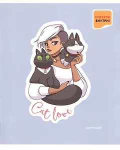 Тетрадь в клетку Listoff, Girl Style, 48 листов, в ассортименте