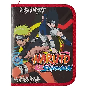 Папка для тетрадей А5 "Naruto" пластик, молния с трех сторон
