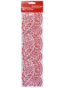 Трафарет Barocci ПВХ Бордюр Кружевной 8 10х34см Б-060