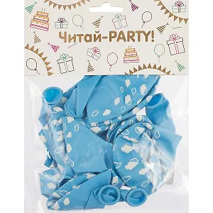 Набор надувных шаров «Облака», голубые, 10 штук