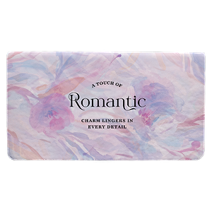 Планинг дат. 2027г. А6 64л 160*90 "Romantic" сиреневый, иск.кожа, интегр.переплет, тисн.фольгой, ляссе, горизонт.карманный, скругл.углы