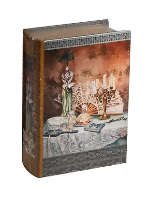 Шкатулка-книга сейф МДФ Дамский будуар (39518) (17х11х5) 2519393