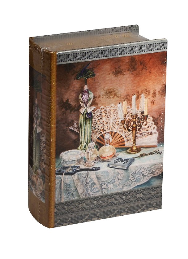 Шкатулка-книга сейф МДФ Дамский будуар (39518) (17х11х5) 2519393 — 1