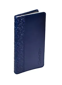 Записная книжка А6 96л "Dolce Vita" синяя, кож.зам., мягк.переплет, 2 ляссе ,внутр.карман, IN FOLIO