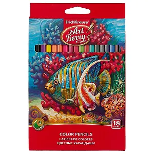Карандаши цветные Art Berry, 18 цветов