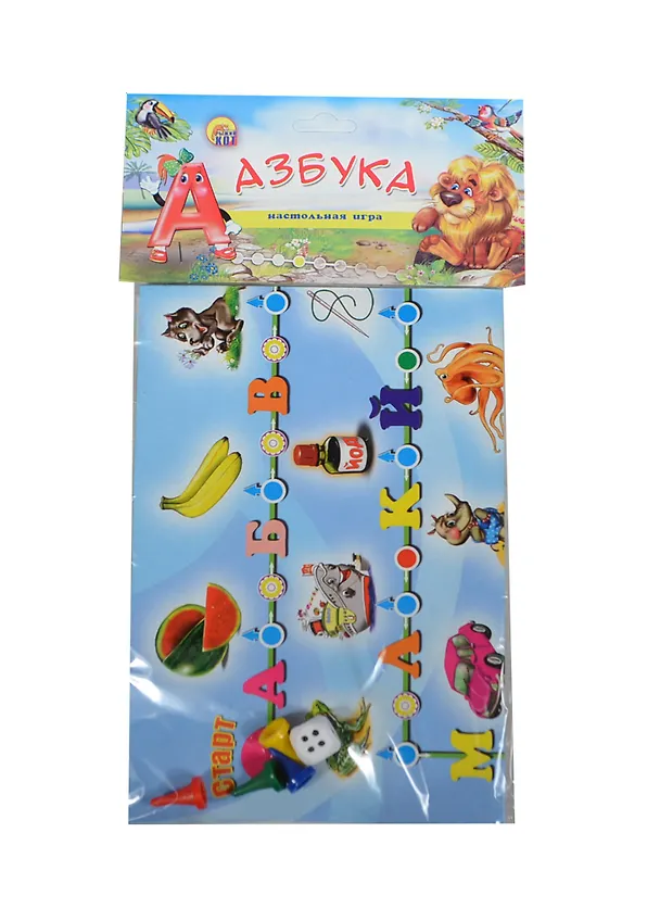 Настольная игра, Рыжий Кот, Мини-игры: Азбука ИНМ-7359 2416373 — 2
