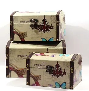 Шкатулка сундучок Туфелька 27*22*16см