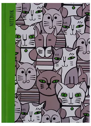 Записная книжка А6 96 листов "Графика. Коты" 244883