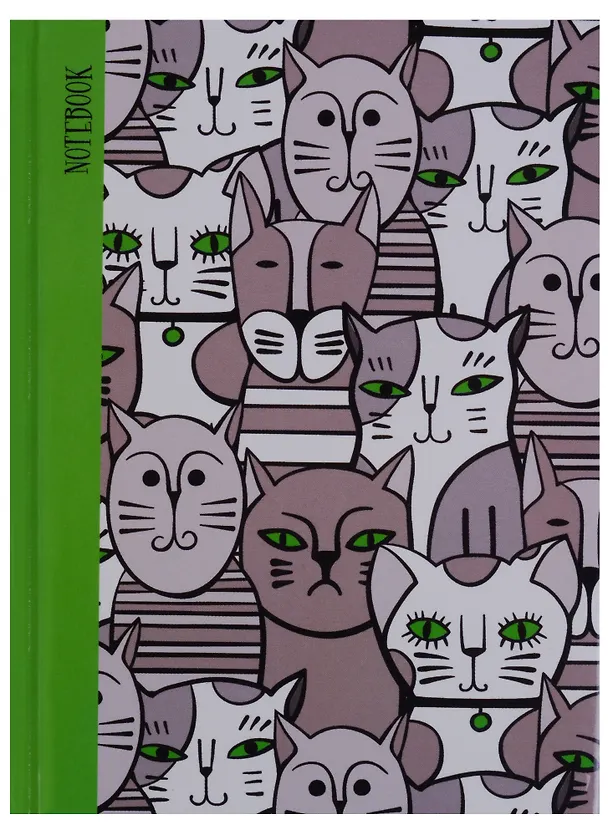 Записная книжка А6 96 листов "Графика. Коты" 244883 — 1