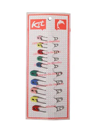 Набор булавок с фиксатором (743948) (10шт) (упаковка) 2408225