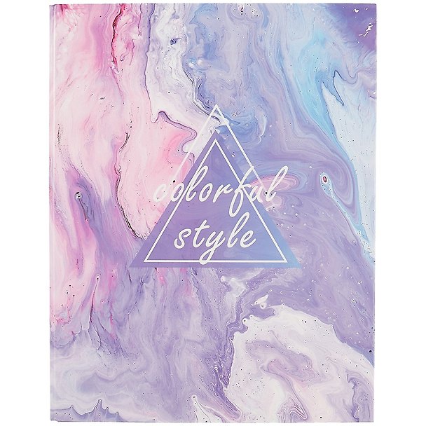 Папка на 2 кольцах «Colorful style violet», А4, ламинированный картон 252111 — 1