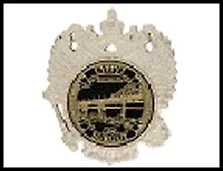 ГС магнит герб РФ пластик Сургут Мост через р. Обь 8*9 см 455900, шт 2322866