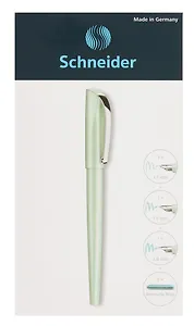 Набор для каллиграфии "Callissima Мята": перьевая ручка 1,1мм, перо 1,5мм, перо 1,8мм, 6 картриджей "морская волна", карт.кор., Schneider