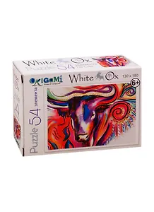 Пазл 2021 Год Быка.Пазл Мини. ORIGAMI/Оригами 54Эл. Вид 1. в асс. 05424