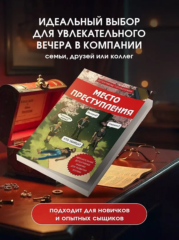 Книга Место преступления. Увлекательные детективные задачки для развития логики (Альфред Косовский) — 8