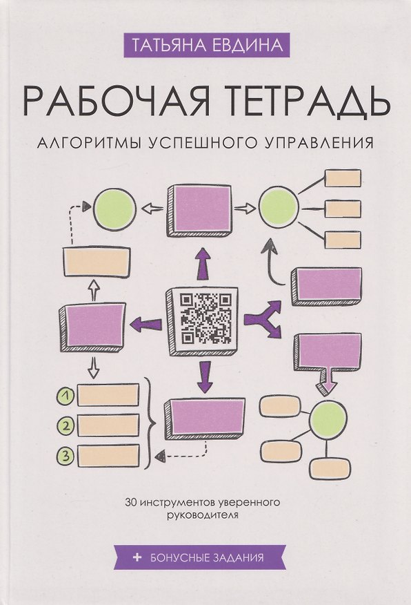 Книга Рабочая тетрадь «Алгоритмы успешного управления: 30 инструментов уверенного руководителя» (+бонусные задания) (Татьяна Евдина) — 1