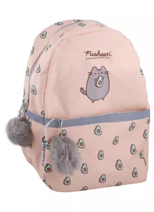 Рюкзак "Pusheen" 1отд., 38,5*29*15 полиэстер, карман для ноутбука, регул.лямки, светоотраж.элем. — 2980407 — 1