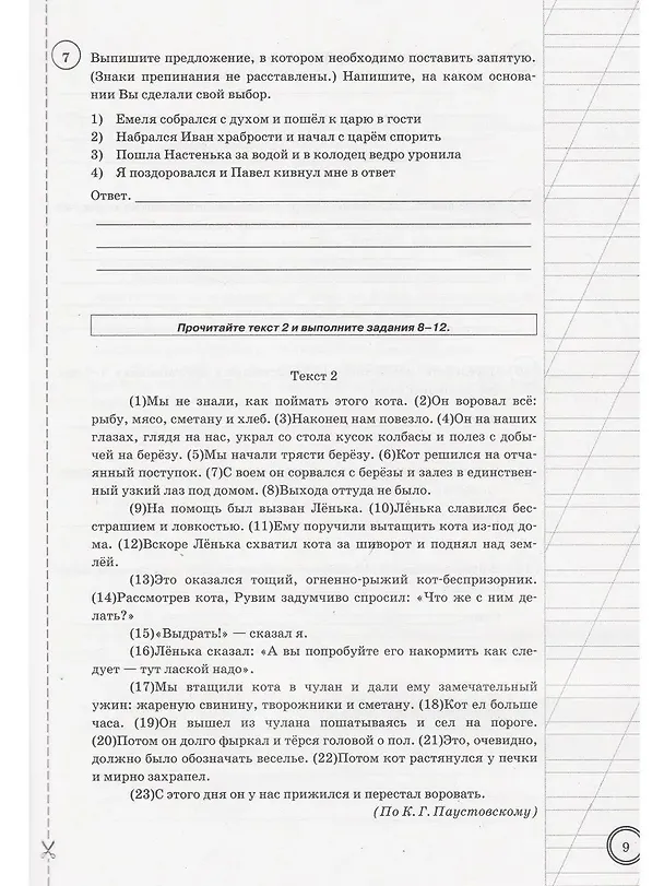 Книга ВПР. Русский язык. 5 класс. Типовые задания. 25 вариантов заданий. Подробные критерии оценивания. Ответы (Олеся Сененко, Андрей Кузнецов) — 4