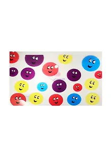 Папка-конверт А4 на кнопке "Smile", пластик 0,18 мм, Tramix