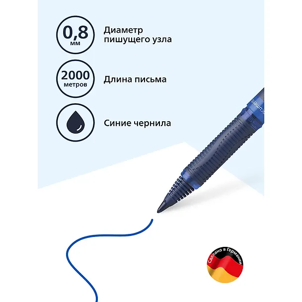 Ручка-роллер синяя 0,8 мм, One Business for Document, Schneider 258393 — 5