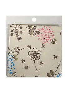 Отрез льна 48*48 см, в пакете с подвесом, Цветы полевые (11-00530-48)