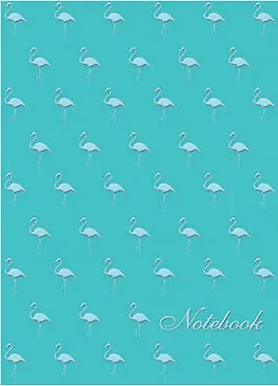 Записная книжка, Феникс+, А6 (98*135мм) 200л. Notebook Фламинго, твердая обложка, с поролоном, тиснение фольгой 327378