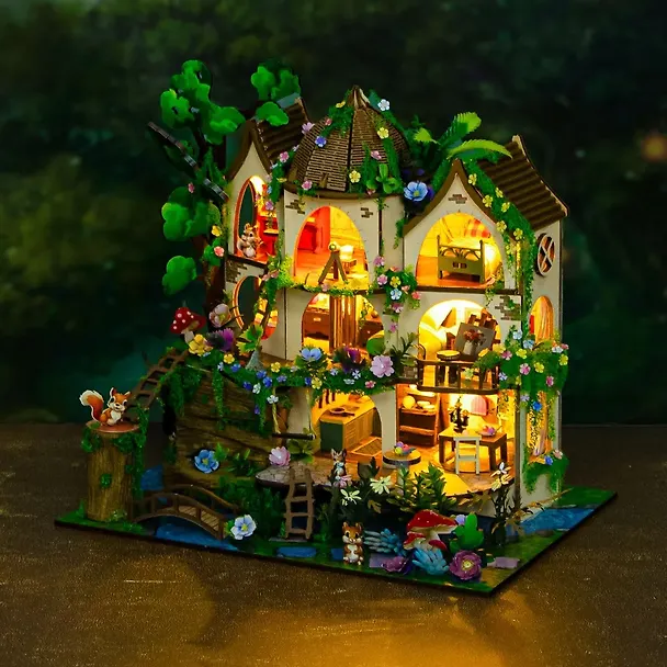 Mini house DIY. Лесной теремок 3126685 — 2