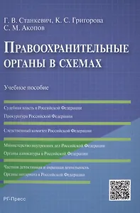 Правоохранительные органы в схемах: учебное пособие