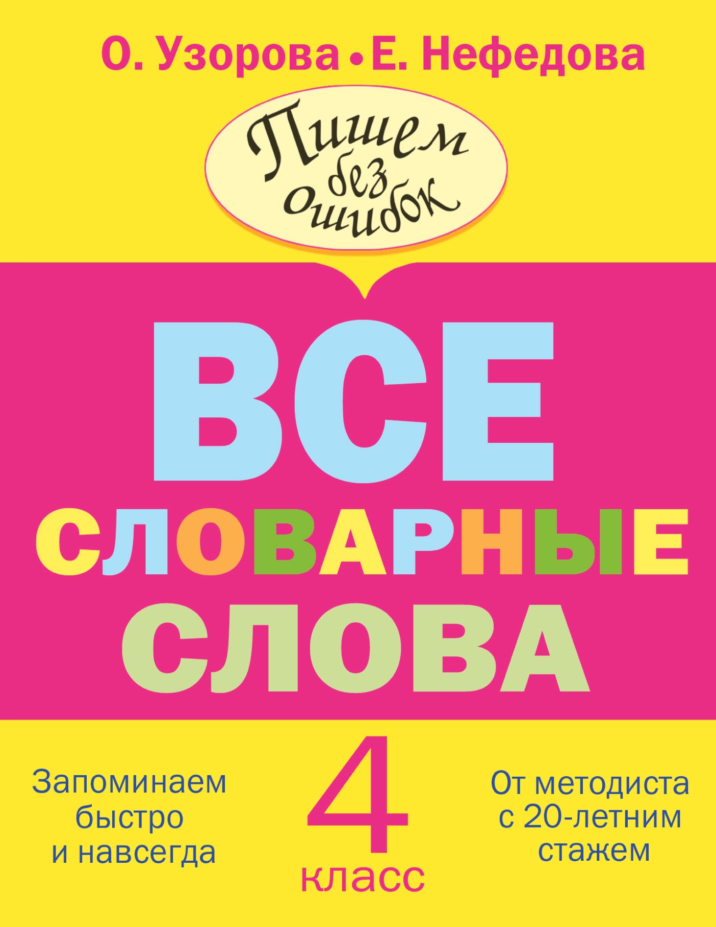 

Все словарные слова. 4 класс