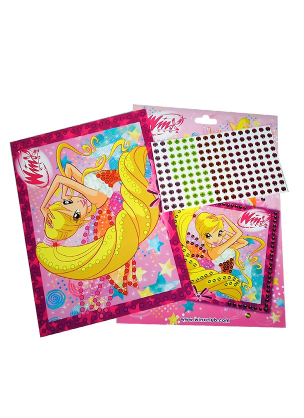 Набор для аппликации Стелла с жемчужными стикерами (49703-2/WH) (WINX Club) 2393385 — 1