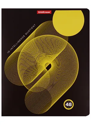 Тетрадь в клетку Erich Krause, IQ, 48 листов, в ассортименте 246926