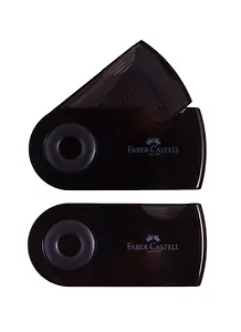 Точилка "1827" 2 отв., контейнер, пластик, Faber-Castell
