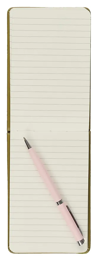 Блокнот А6- 100л лин. "Joy Book. Оливковый" 7БЦ, иск.кожа, тонир.блок, скругл.углы, горизонт.резинка, карман 3018250 — 3