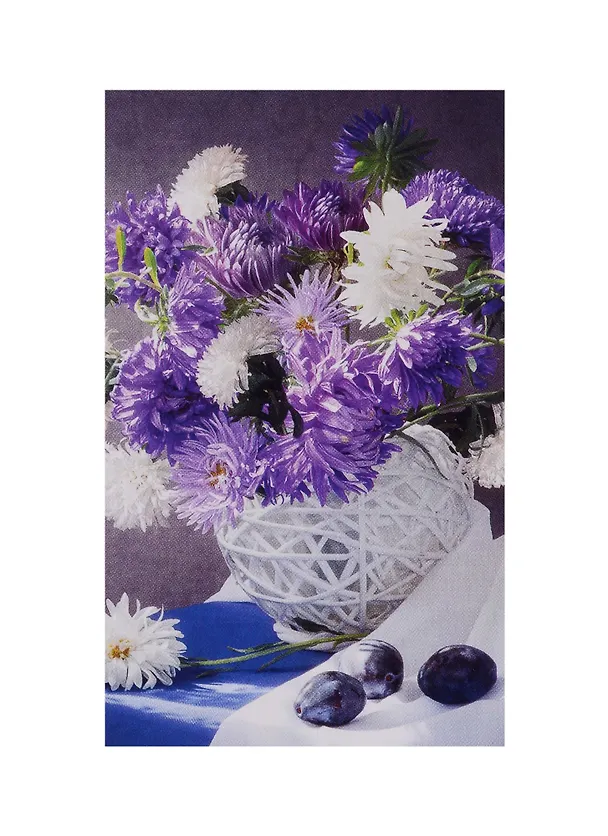Картина для раскрашивания по номерам "Букет", 30x50 см 2960684 — 1