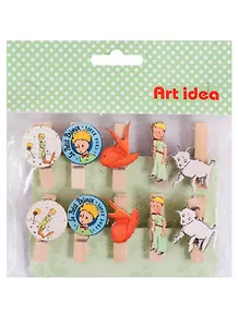 Прищепки декоративные «Маленький принц», 10 штук, Art idea