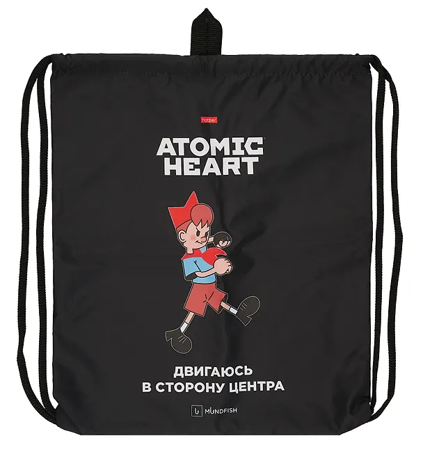 Мешок для сменной обуви «Atomic Heart», 1 отделение, петля для подвеса, 41X49см 3046951 — 2