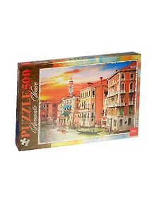 Пазлы 500 А2ф Венеция (500П32_12714) (34х46см) (12-99л.) (Hatber) (коробка)