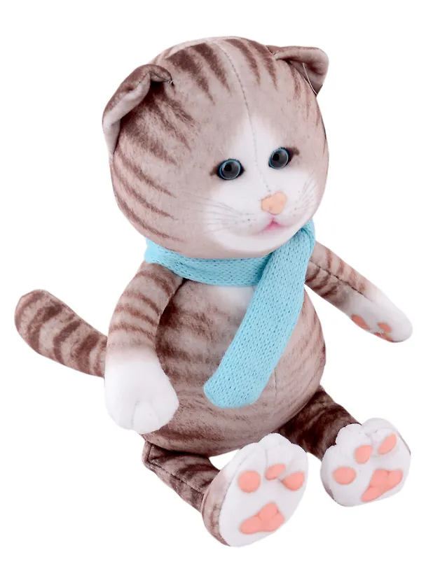 Мягкая игрушка НГ 2023 Кот Смоки в Шарфе (20 см) (MT-MRT022211-2-20) 2954860 — 2