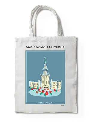 Сумка-шоппер МГУ (Москва) (35х40) (TBG00-MSK0016-SR-EN) 3140107