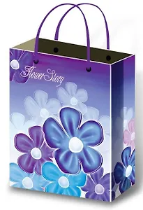 Пакет подарочный бумажный А4 26,4*32,7 LUX, ламинат, жен.тематика, 004 L, МегаМАГ