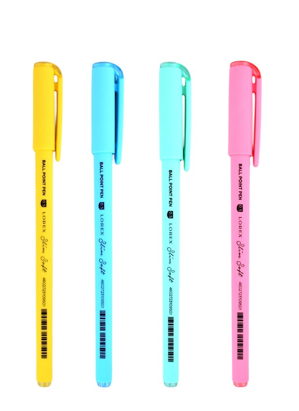 Шариковая ручка синяя 0,5 мм, Slim Soft, Lorex, в ассортименте 263059 — 1