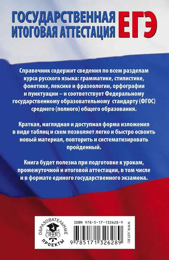 Книга Русский язык в таблицах и схемах для подготовки к ЕГЭ. 10-11 классы (Ирина Текучева) — 2
