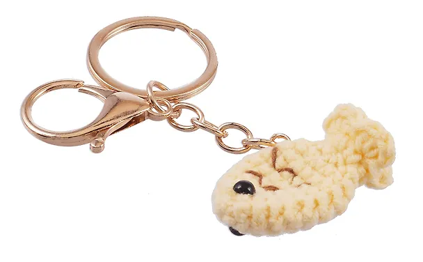 Брелок вязаный Рыбка (текстиль) (12см) (12-4305-202507-KNIT3) 3121777 — 3