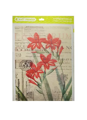 Рис. бумага для декупажа Cadence-Craft Premier Винтаж. письмо (CD05203) (А3) (25г/м) (упаковка) 2455489