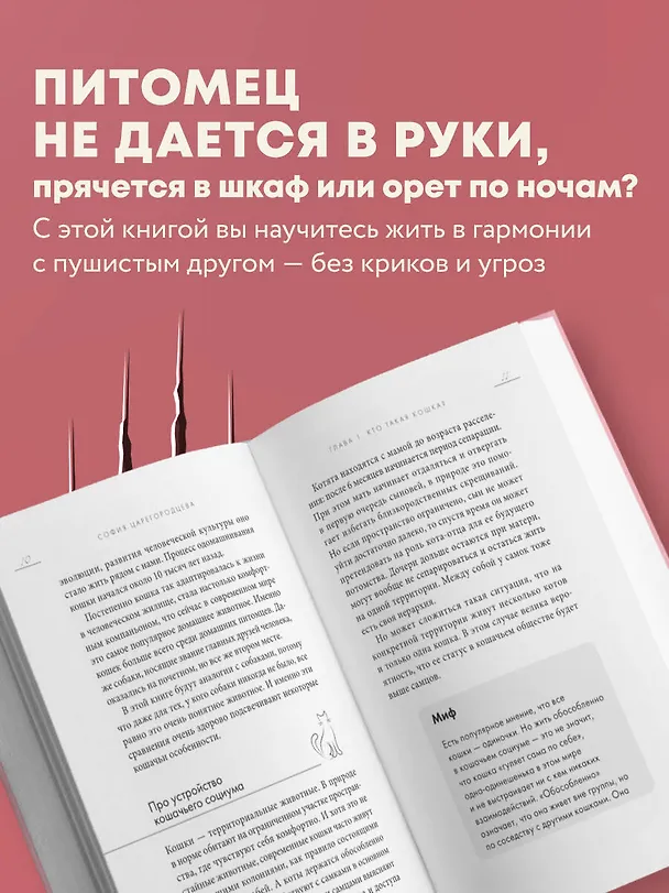 Книга Кошачий закон и порядок. Как найти общий язык с кошкой и не стать жертвой ее капризов (София Царегородцева) — 7
