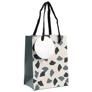 Подарочный пакет «Серые пятнышки», А6