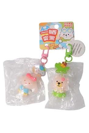 Брелоки парные Мишка и Зайка (ПВХ) (4,7х4,5) (12-34804-202508-XP39) 3124862