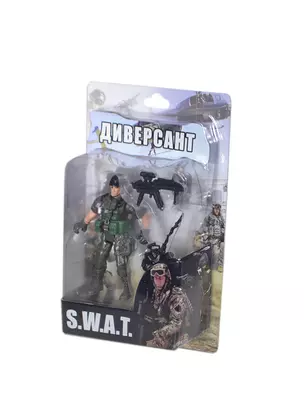 Фигурка Отряд S.W.A.T. Диверсант (BW125092-6) (+аксессуары) (3+) (блистер) — 2418264 — 1