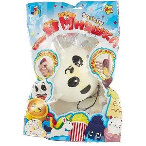 Игрушка-антистресс, 1TOY/Вантой, мммняшка squishy (сквиши), шар-панда w20/6.5/6.5/4