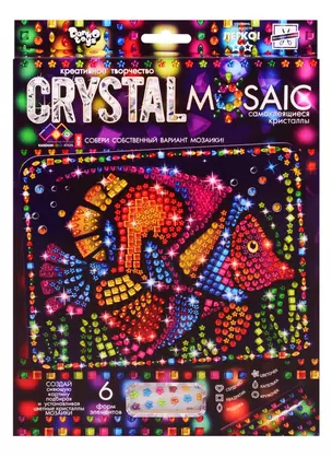 Набор для творчества ДАНКО-ТОЙС Crystal Mosaic Рыбка — 2796890 — 1